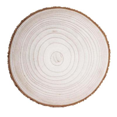30~34CM Grand Rondin de Bois de Paulownia, Disque Rond Bois Deco Naturel, pou...