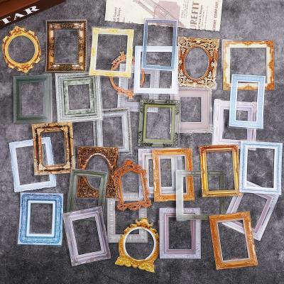 Lot de 180 cadres de scrapbooking, autocollants pour cadre de journal, autoco...