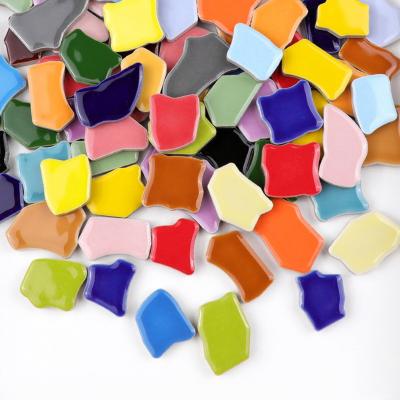 Carreaux de mosa�que en c�ramique irr�guli�re, 500 g, 2 � 4 cm, pierres de mo...