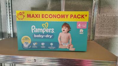 Paquet de 108 Couches b�b� Pampers T4   Neuf   Prix avantageux   Envoi rapide