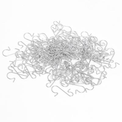 Lot de 120 petits crochets en forme de S r�utilisables pour d�corations de No�l