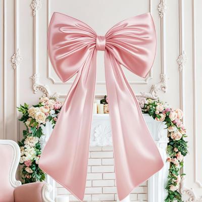 Grand n ud en satin lisse de 61 x 101 cm  Pour mariage, No�l, d�coration mura...