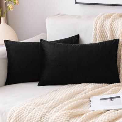 Housses de Coussins 40x60 cm en Velours D�coratif Canap� Taie d'oreiller Supe...