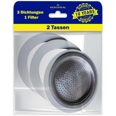 Jeu de 3 Joint et 1 Filtre Cafetiere convenant � la Cafetiere Italienne pour ...