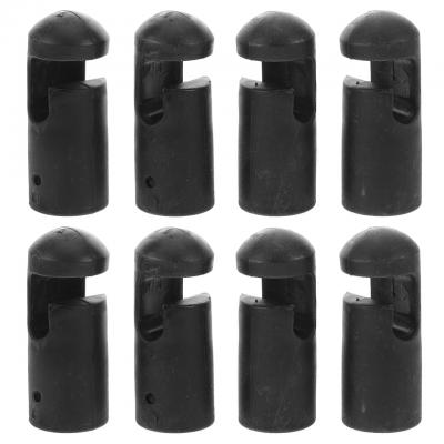 Lot de 8 embouts de protection en plastique pour trampoline  2,87 x 1,18 pouces