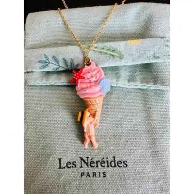 Les N�r�ides Collier Glace gourmande & univers f�erique   Bijou original