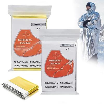 Couverture de Survie, 2pcs Couverture Survie et Contre la Chaleur et Le Froid...