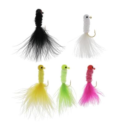Lot de 30 leurres de p�che � t�te plomb�e pour crappie 3,5 g Convient pour cr...