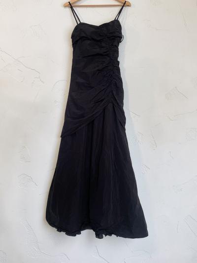 Vintage Y2K Vera Mont Black Maxi Gown Size S