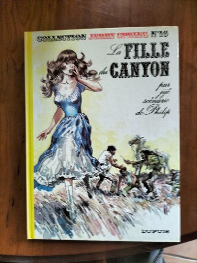 EO CARTONNEE 1977 JERRY SPRING N� 16 LA FILLE DU CANYON JIJE DUPUIS (BD291)