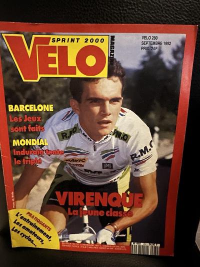 VELO Magazine n�280 09-1992   Richard VIRENQUE La jeune classe