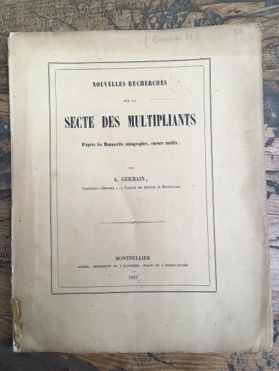 Libro Nuevos Calco En La Culto De Multiplicando  Germain Dedicatoria