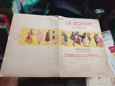 partition la boh�me de Puccini par Charles Godfrey