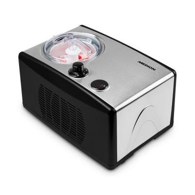 MEDION Sorbetiere et yaourtiere �lectrique en aluminium avec compresseur, machin