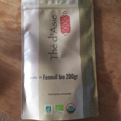 Graines de fenouil BIO   Th� d'Asie   200gr pour infusion NEUF scell� exp 8-2030