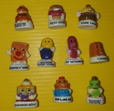 F�ve S�rie compl�te G�teaux anim�s   P�tisserie G�teau   Macaron Gaufre Cupcake