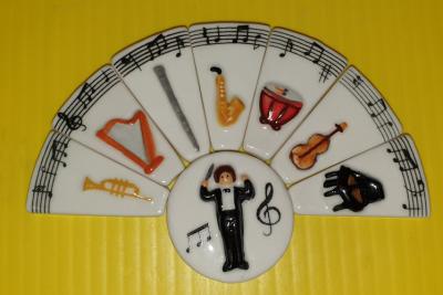 F�ve S�rie compl�te 2024   L' orchestre   Puzzle  Instrument et note de musique