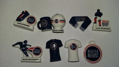 s�rie compl�te f�ves allez les bleus foot