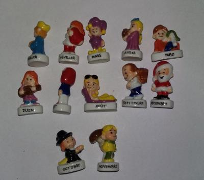 S�rie compl�te f�ves mois de l'ann�e enfants P�ques halloween No�l r0920