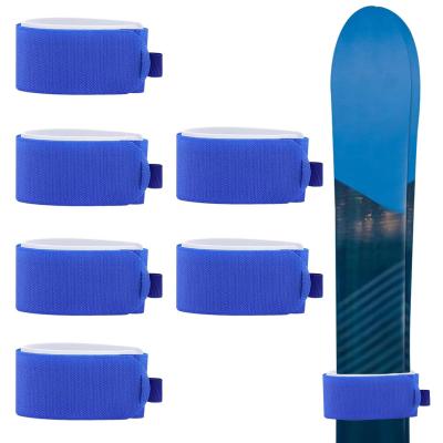 Lot de 6 Sangles de Fixation pour Skis   Sangles de Transport r�glables avec ...