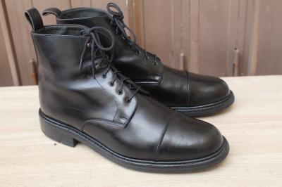 BOOTS BOTTINES PARABOOT CUIR 8,5 F - 42,5 TRES BON ETAT MEN'S SHOES
