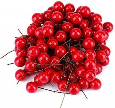 Fdit Cerise Fruits artificiels Rouge D�coration de Mariage No�l Maison Orneme...