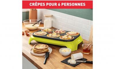 Cr�pi�re Party TEFAL Six (6) parts pour cr�pes et pancakes Original Neuf