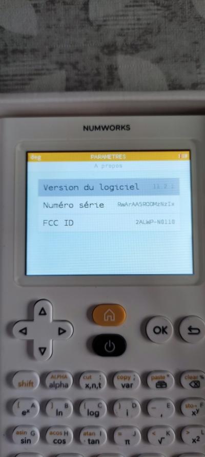 NumWorks N0110 v11.2.1   Unlocked Bootloader   Rare Collector   Mint Condition