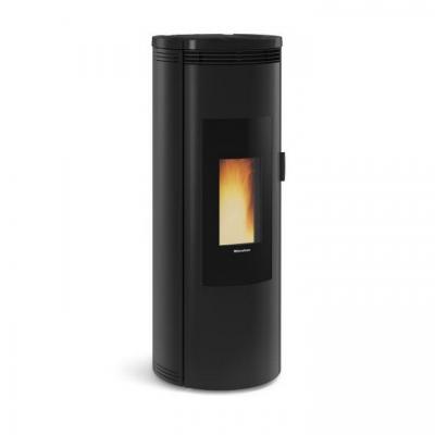nordica extraflame po�le � granul�s de bois 8kw noir amikanoir