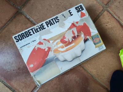 Sorbeti�re p�tissi�re vintage Seb 323