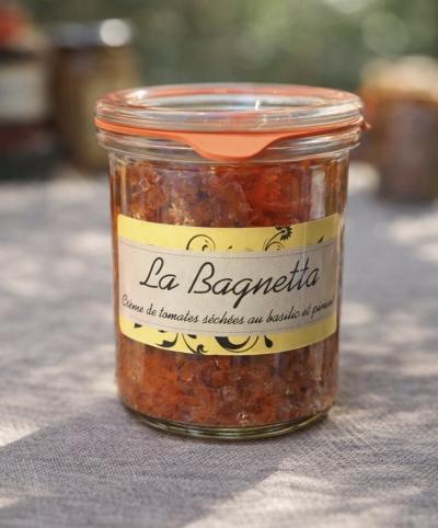La Bagnetta   Cr�me de tomates s�ch�es basilic & piment   Tartinade artisanale