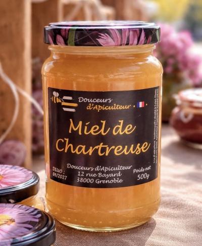 Miel de Chartreuse 500g   Multifleurs   Artisanal   Douceurs d Apiculteur