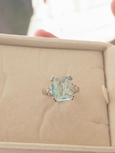Bague En Argent Taille 53 Neuve