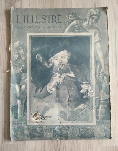 L'illustr� de la province et des colonies 1925   sp�cial bi�re avec illustration