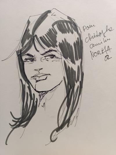 D�dicace Norma   Capitaine apache   Un Papoose de ton �ge E.O 1981