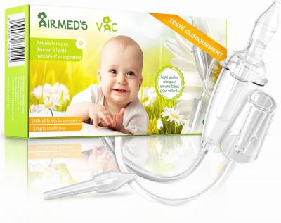 Mouche Bebe Airmed's Vac. CLINIQUEMENT TEST�, sur et doux. Aspirateur Nasal B�b�