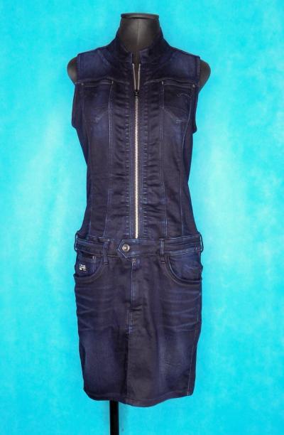 robe en jean G STAR  midge dumont dress brut taille XL
