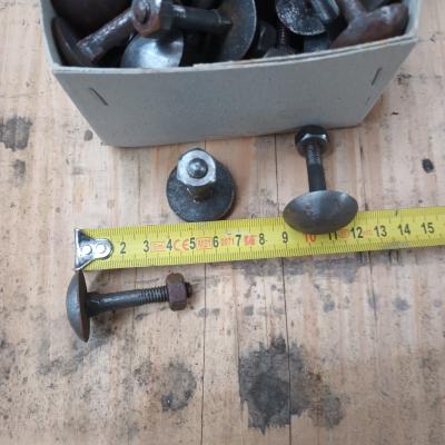 boulon Boule Poelier  7 X 50  Type Rivet Tour Eiffel Cuve