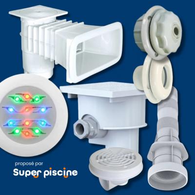 Kit pi�ces � sceller Weltico � partir de 9 x 4 m avec projecteurs LED couleur