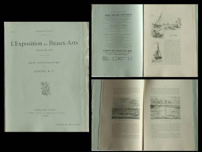LOUIS DE VEYRAN, LA MER, PEINTURE, SALON 1881   LANYER, MASURE, APPIAN