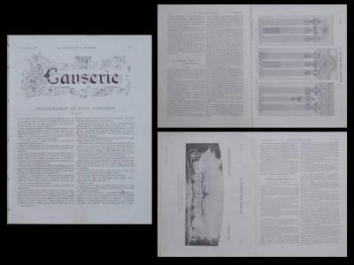 LA CONSTRUCTION MODERNE n�6  1913  CONCOURS ROUX, STYLE AMERICAIN