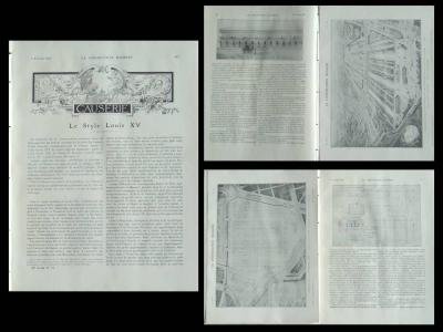 LA CONSTRUCTION MODERNE n�19 1914 PARIS, ABATTOIRS VILLETTE, MALIQUET FARCY