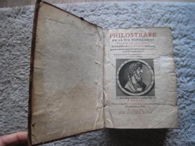 RARE PHILOSTRATE DE LA VIE D'APOLLONIUS DE TYANE  ESOTERISME MAGIE IN 4 2-2 1611