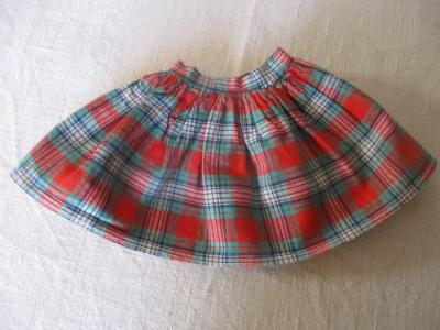 VETEMENT POUPEE ANCIEN PETITE JUPE - TBE