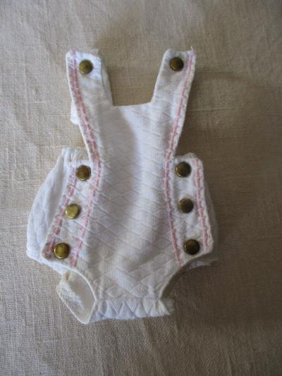 VETEMENT POUPEE ANCIEN PETITE BARBOTEUSE POUPON - TBE