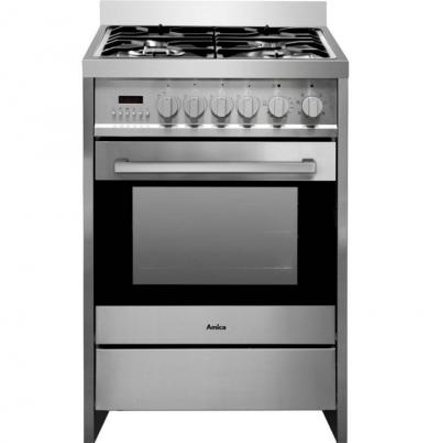 amica cuisini�re gaz a 68l 4 feux inox acme2005x