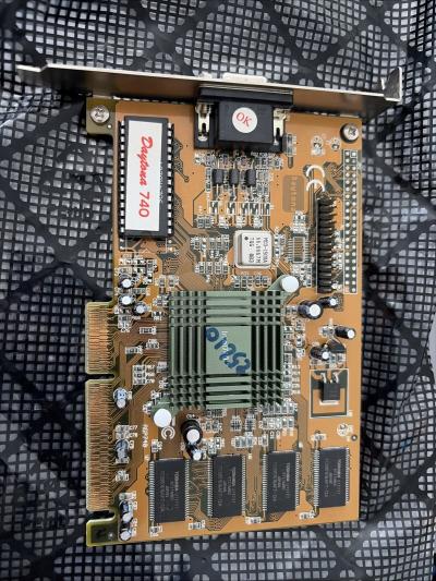 Carte graphique vintage AGP Intel i740 Daytona 740 8MB