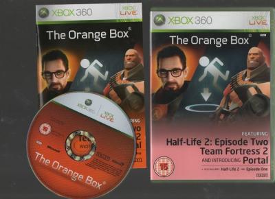 THE ORANGE BOX !!!  Xbox 360 Ntsc Us Cib. En Parfait Etat