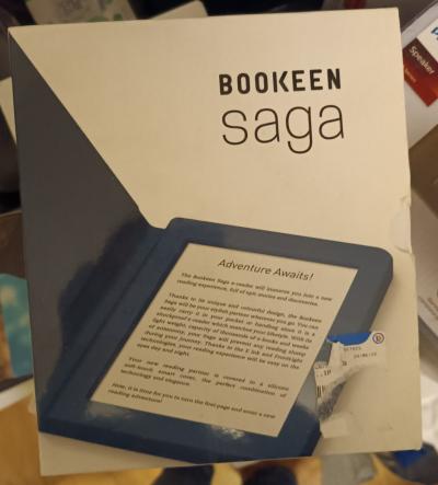 Bookeen Saga   Noire   liseuse   NEUVE