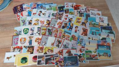 Lot de 97 Stickers Autocollants Panini FR Pat  Patrouille Tous en mission   2021